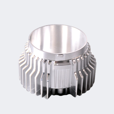 Natural Anodized AL6063 EV Part by 5-Axis CNC Machining